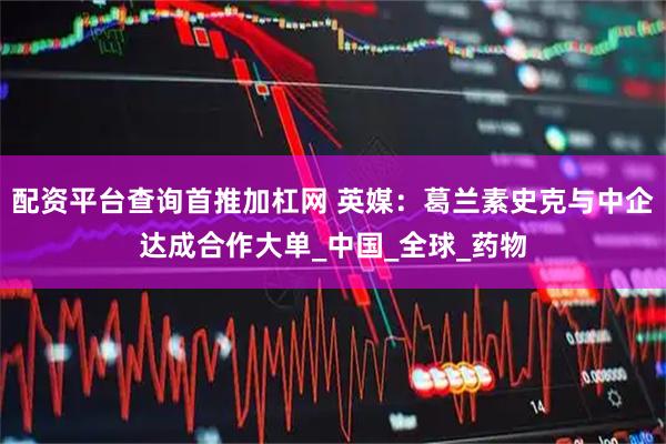 配资平台查询首推加杠网 英媒：葛兰素史克与中企达成合作大单_中国_全球_药物